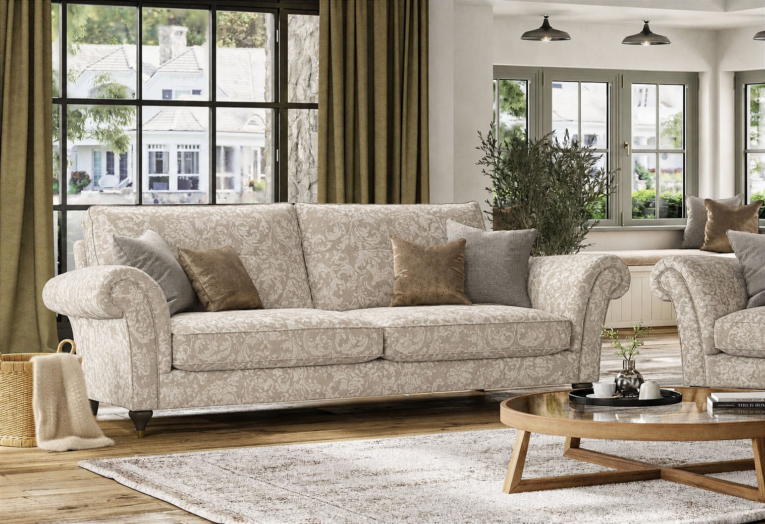 Parker Knoll Arlington Large 2 Seater Sofa Lifestyle